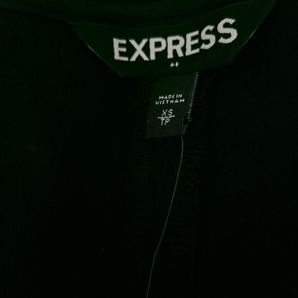 NWT Express Long Sleeve Black Shift Dress Size XS - Picture 8 of 8